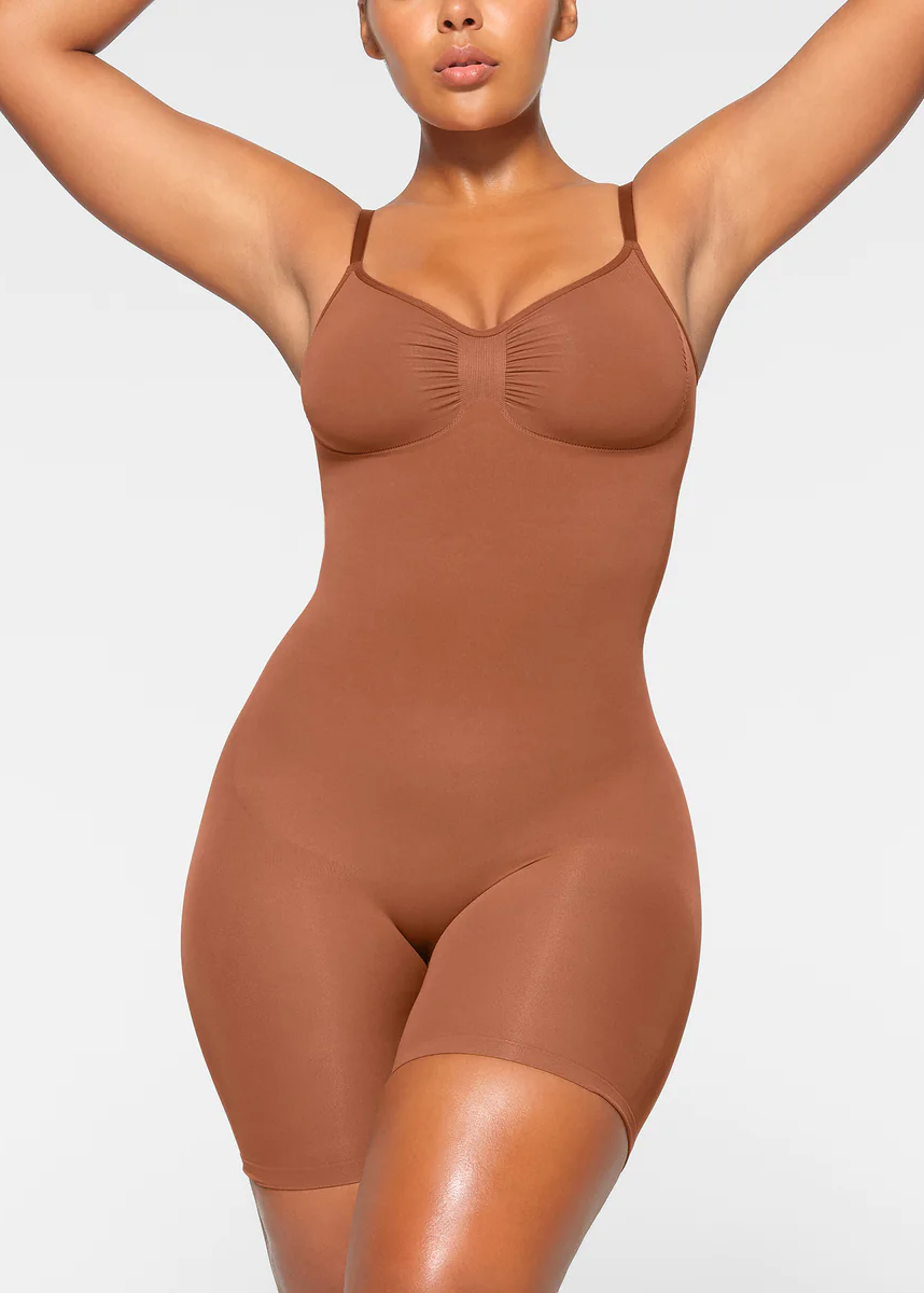 Customized mid-thigh jumpsuits